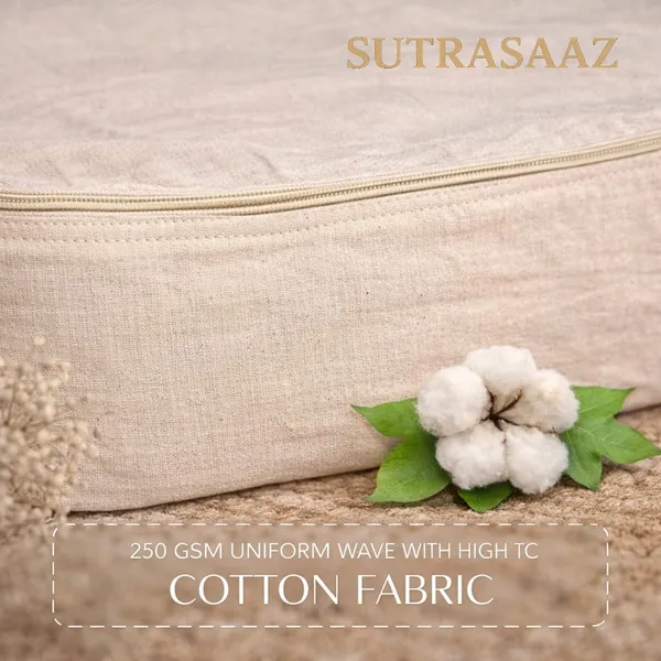 Set_Of-18_Beige_Cotton_Clothes_Storage_Bags,_With_Mesh_Window,_18_X_16_X_4.5_Inches,_Wardrobe_Organiser_For_Lehenga_And_Dresses