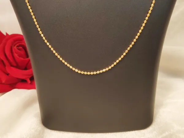 1_Gram_Gold-Plated_Silver_Chain_18_Inch_For_Women