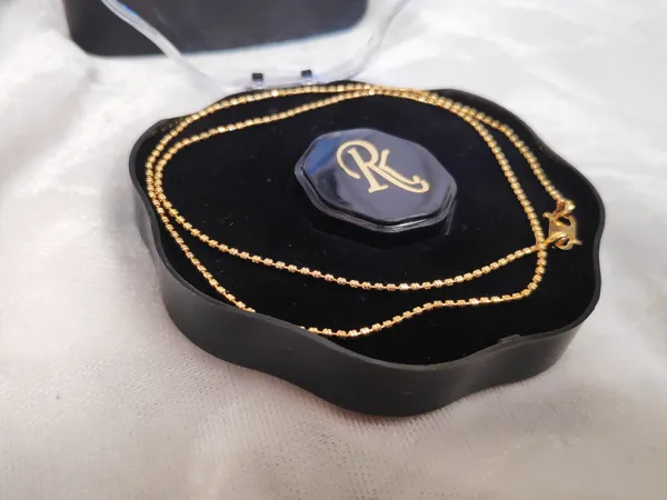 1_Gram_Gold-Plated_Silver_Chain_18_Inch_For_Women