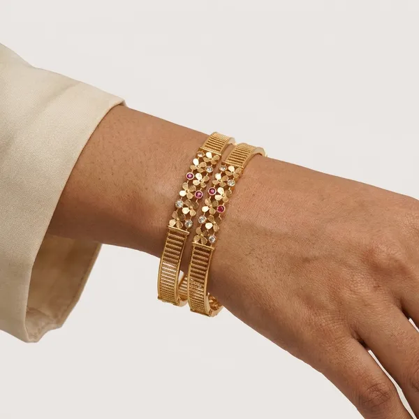 Daily_Wear_Brass_Floral_Bangles_with_Ruby_&_White_Stone_Accents_(Set_of_2)