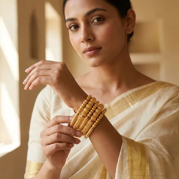 Elegant_Brass_Gold-Toned_Textured_Bangle_Set_�_Durable_Daily_Wear_Classic_Kada_Bangles