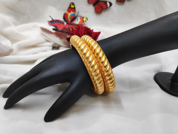 1_Gram_Gold-Plated_Brass_Rajasthani_Bangles_Set_Of_2