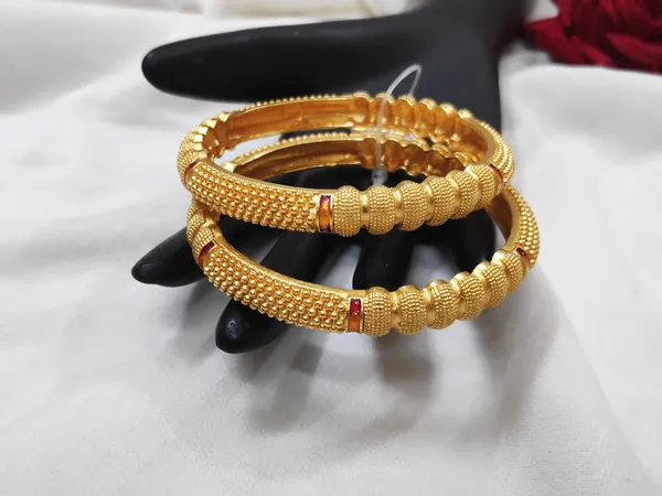 1_Gram_Gold-Plated_Brass_Rajasthani_Bangles_Set_Of_2