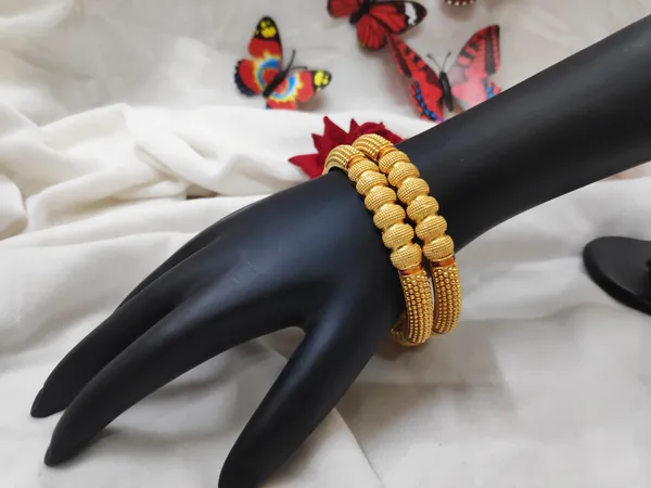 1_Gram_Gold-Plated_Brass_Rajasthani_Bangles_Set_Of_2