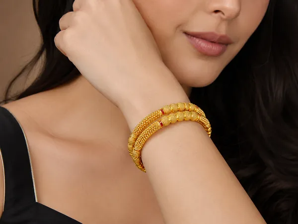 1_Gram_Gold-Plated_Brass_Rajasthani_Bangles_Set_Of_2