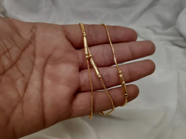 1_Gram_Gold-Plated_Chain_23_Inch_For_Women