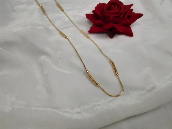 1_Gram_Gold-Plated_Chain_23_Inch_For_Women