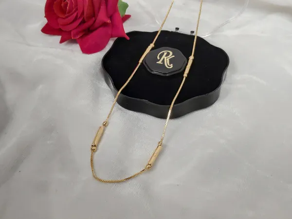1_Gram_Gold-Plated_Chain_23_Inch_For_Women