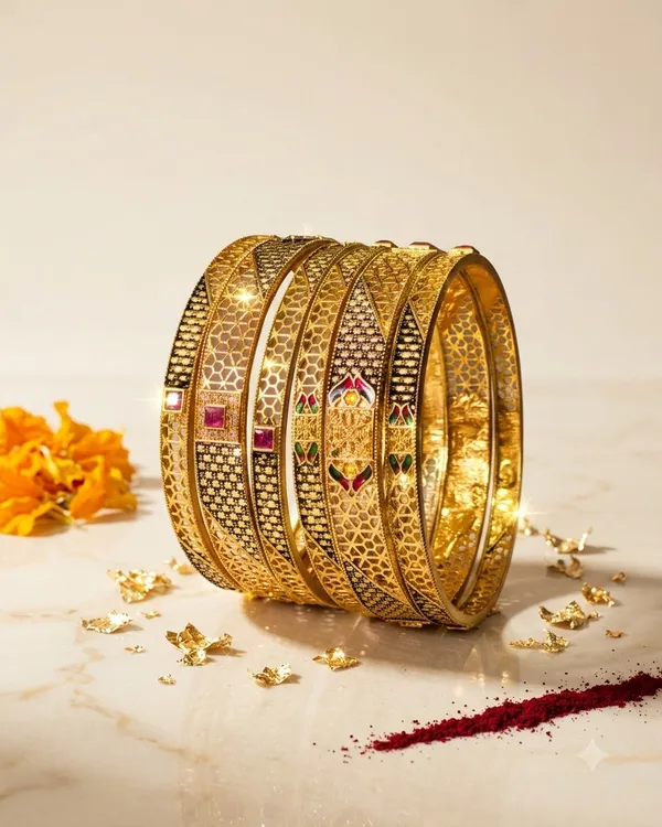 Chic_&_Durable_Brass_Bangle_Stack_for_Daily_Glamour