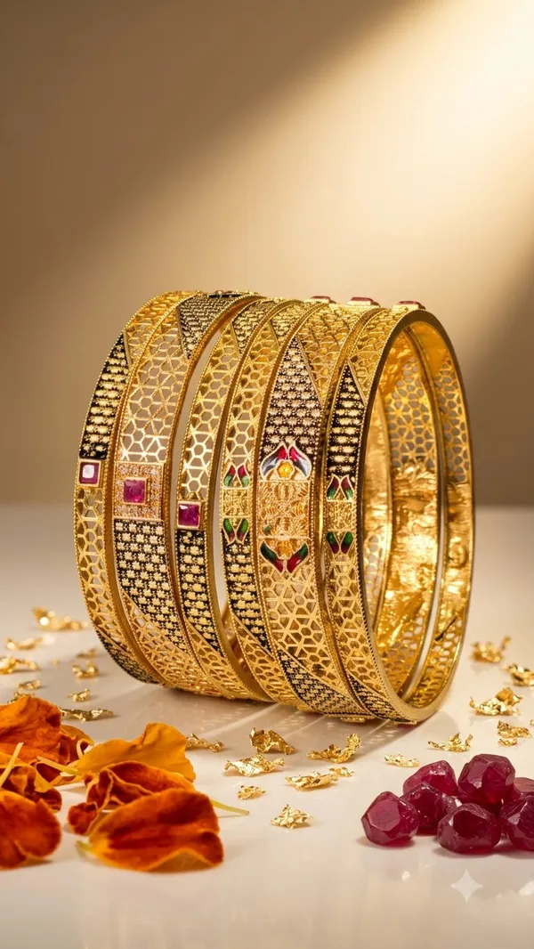Chic_&_Durable_Brass_Bangle_Stack_for_Daily_Glamour
