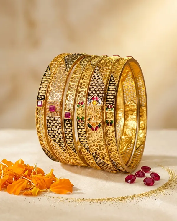 Chic_&_Durable_Brass_Bangle_Stack_for_Daily_Glamour