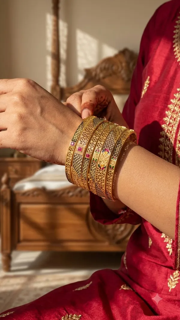 Chic_&_Durable_Brass_Bangle_Stack_for_Daily_Glamour