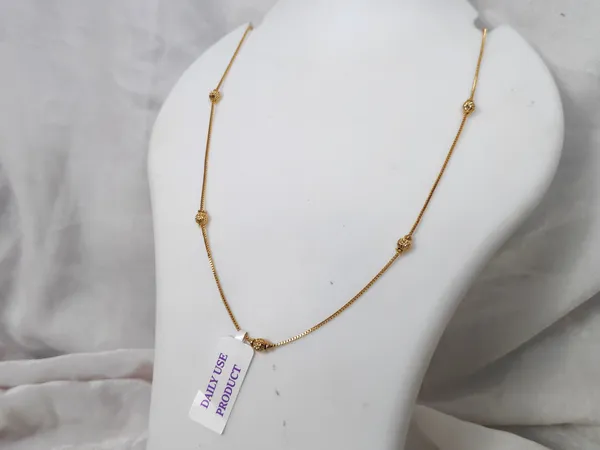 1_Gram_Gold-Plated_Chain_18_Inch_For_Women
