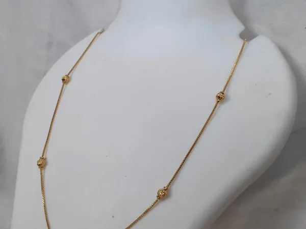 1_Gram_Gold-Plated_Chain_18_Inch_For_Women