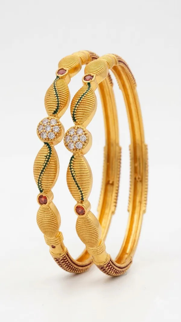 Elegant_Brass_Bangle_Set_with_Stone_Work_for_Everyday_&_Festive_Use