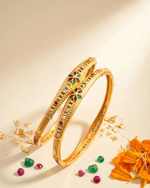 Exquisite_Traditional_Designer_Brass_Bangles_with_Multi-Color_Stone_Work