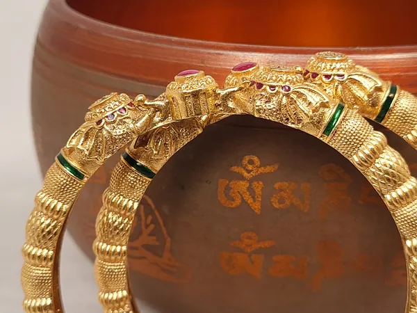 1_Gram_Gold-Plated_Brass_Rajasthani_Bangles_Set_Of_2