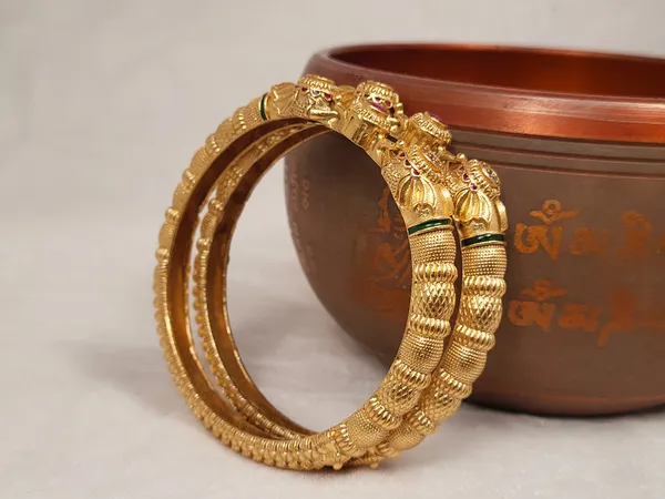 1_Gram_Gold-Plated_Brass_Rajasthani_Bangles_Set_Of_2