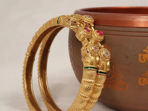 1_Gram_Gold-Plated_Brass_Rajasthani_Bangles_Set_Of_2