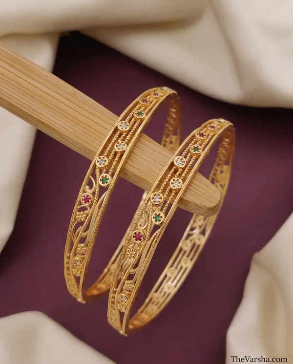 Elegant_Brass_Daily_Wear_Bangles_with_Multi-Color_Stone_Accents_(Set_of_2)