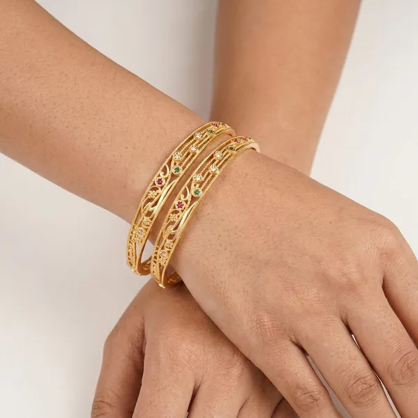 Elegant_Brass_Daily_Wear_Bangles_with_Multi-Color_Stone_Accents_(Set_of_2)