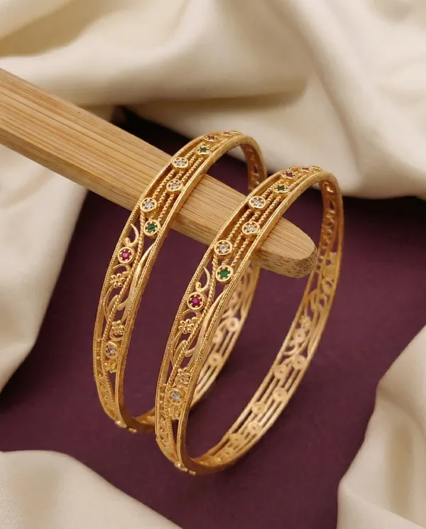 Elegant_Brass_Daily_Wear_Bangles_with_Multi-Color_Stone_Accents_(Set_of_2)