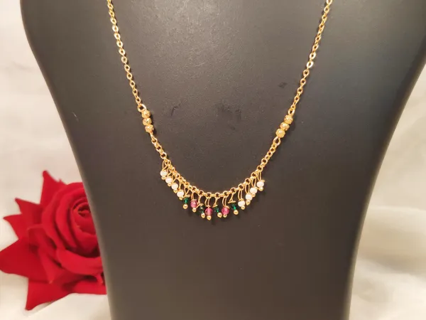 1_Gram_Gold-Plated_Chain_18_Inch_For_Women