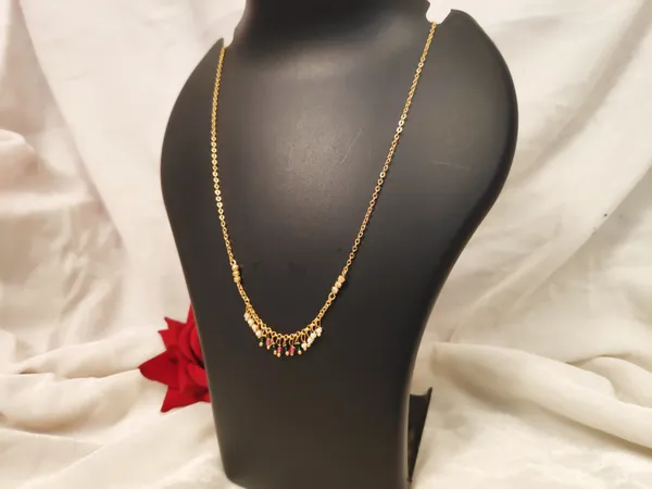 1_Gram_Gold-Plated_Chain_18_Inch_For_Women