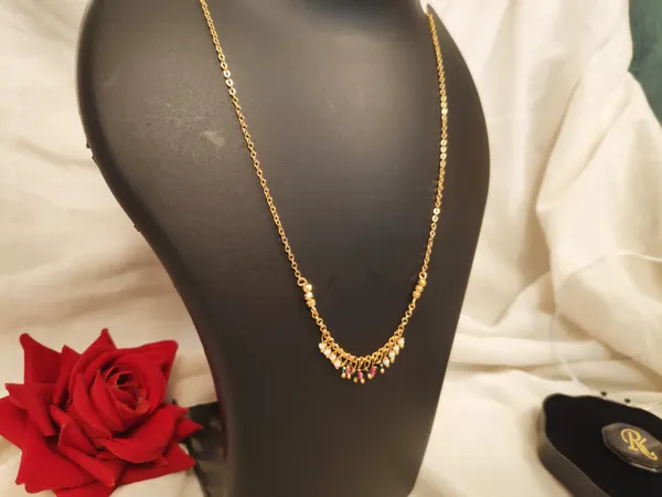 1_Gram_Gold-Plated_Chain_18_Inch_For_Women
