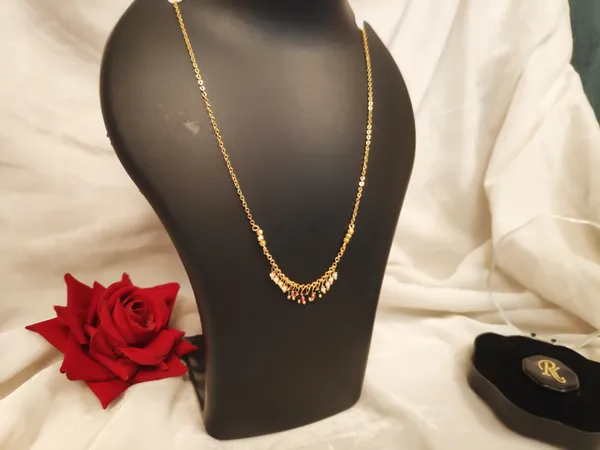 1_Gram_Gold-Plated_Chain_18_Inch_For_Women