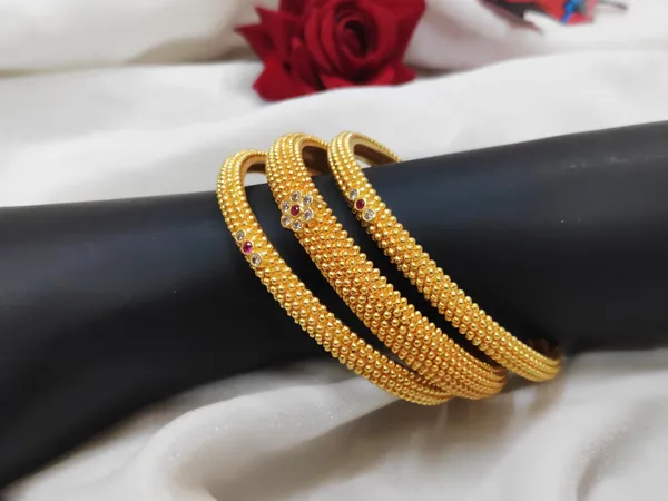 1_Gram_Gold-Plated_Brass_Rajasthani_Bangles_Set_Of_6