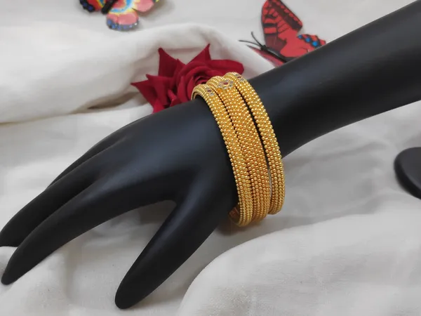 1_Gram_Gold-Plated_Brass_Rajasthani_Bangles_Set_Of_6