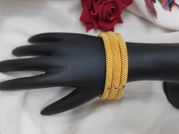 1_Gram_Gold-Plated_Brass_Rajasthani_Bangles_Set_Of_6