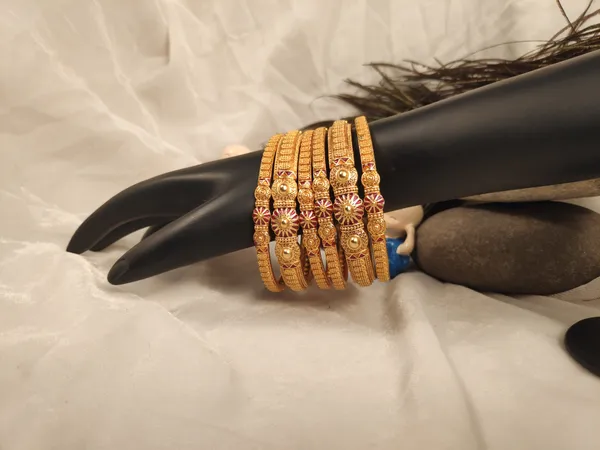 1_Gram_Gold-Plated_High_Gold_Bangles_Set