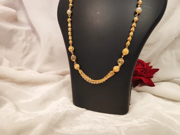 1_Gram_Gold-Plated_Chain_20.5_Inch_For_Women