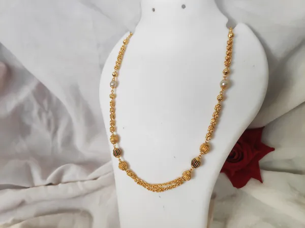 1_Gram_Gold-Plated_Chain_20.5_Inch_For_Women