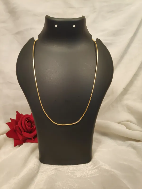 1_Gram_Gold-Plated_Chain_23.5_Inch_For_Women