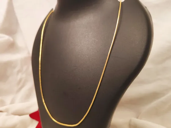 1_Gram_Gold-Plated_Chain_23.5_Inch_For_Women