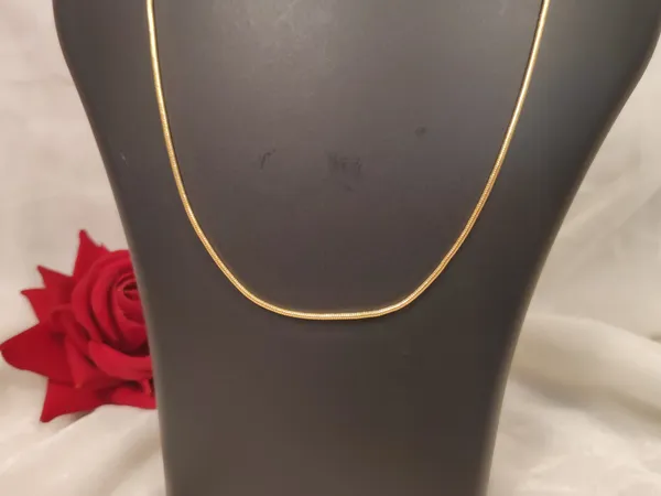 1_Gram_Gold-Plated_Chain_23.5_Inch_For_Women