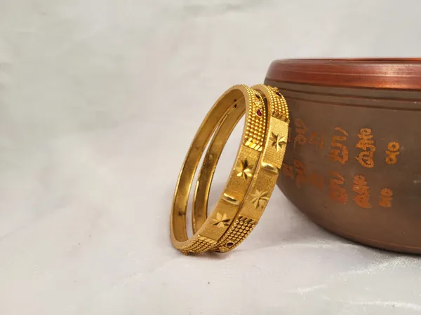 1_Gram_Gold-Plated_Brass_Rajasthani_Bangles_Set_Of_2