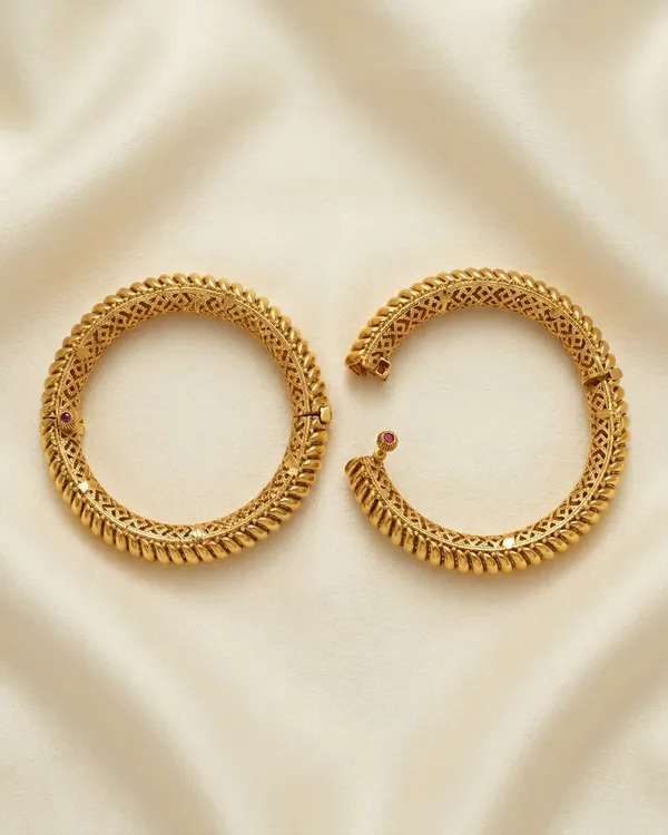 Premium_Copper_Antique_Gold-Plated_Screw-Open_Kada_Bangle_Set_of_2