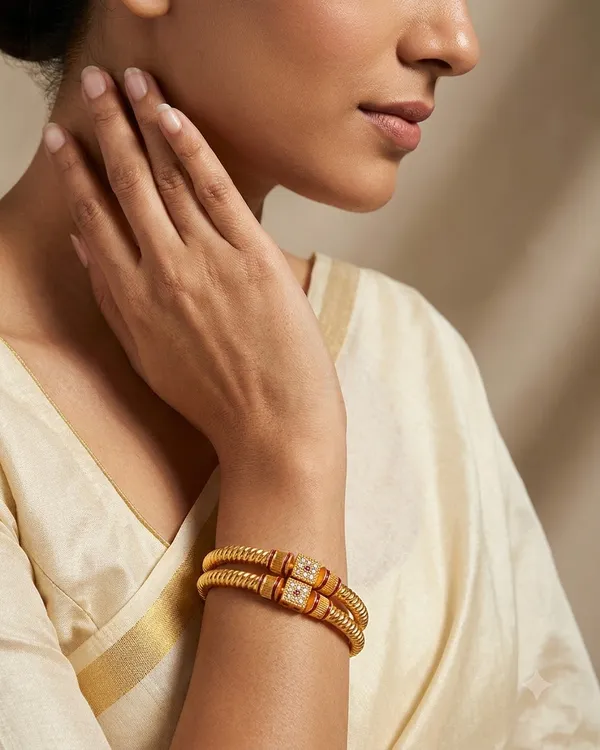 Royal_Twisted_Pattern_Gold-Plated_Brass_Bangles_with_Cubic_Zirconia_&_Ruby_Accents