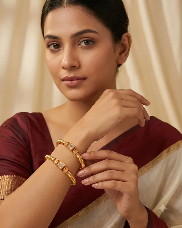 Royal_Twisted_Pattern_Gold-Plated_Brass_Bangles_with_Cubic_Zirconia_&_Ruby_Accents
