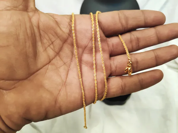 1_Gram_Gold-Plated_Chain_23.5_Inch_For_Women