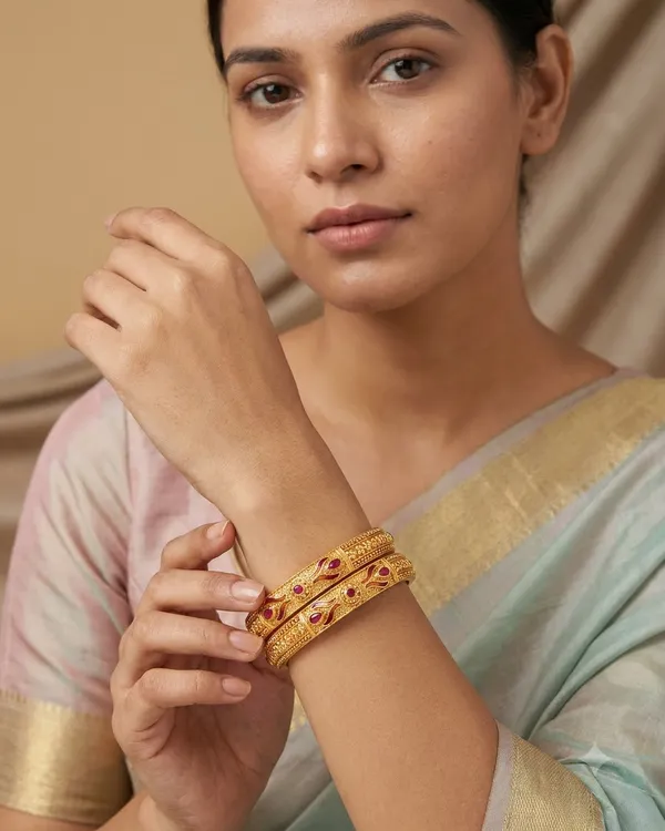 Traditional_Handcrafted_Brass_Bangle_Set_with_Intricate_Paisley_and_Stone_Work