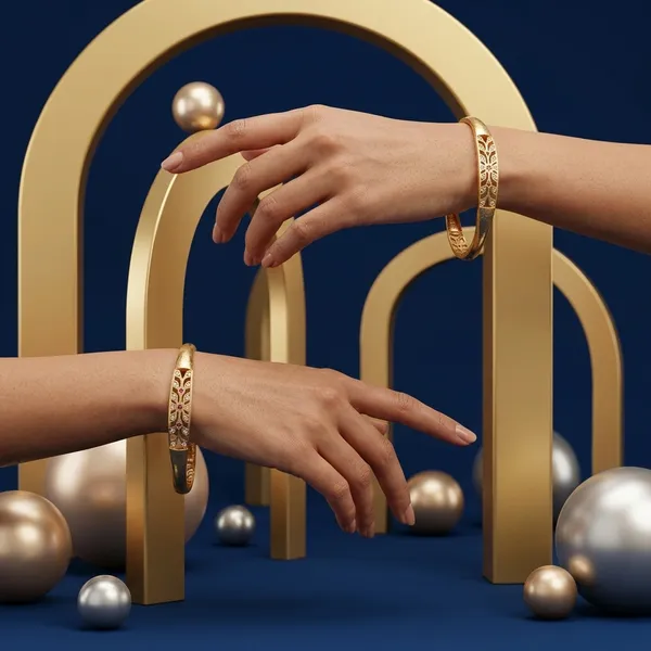 The_Flora_Filigree_Kada_Set_�_Matte_Gold_Bangles_with_Ruby_and_CZ_Accents_(Set_of_2)