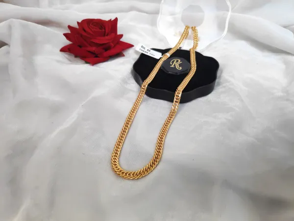 1_Gram_Gold-Plated_Chain_21.5_Inch_For_Women