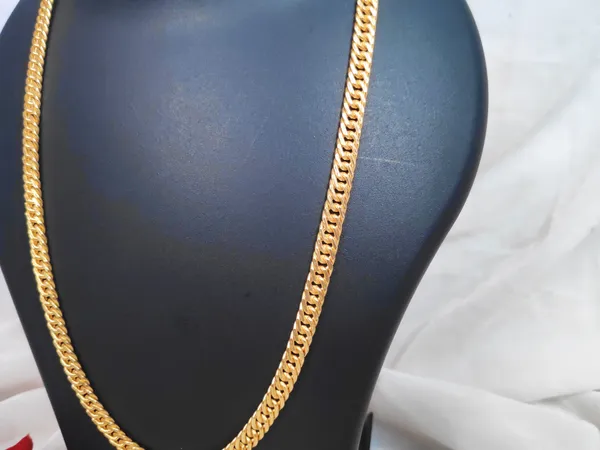 1_Gram_Gold-Plated_Chain_21.5_Inch_For_Women