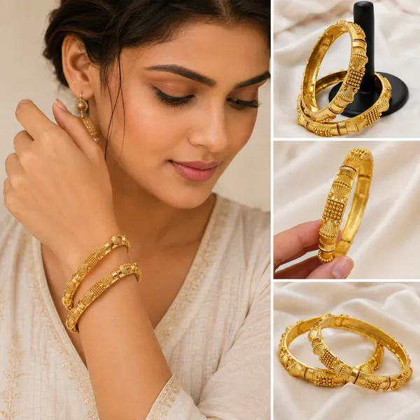 1_Gram_Gold-Plated_Brass_Rajasthani_Bangles_Set_Of_2