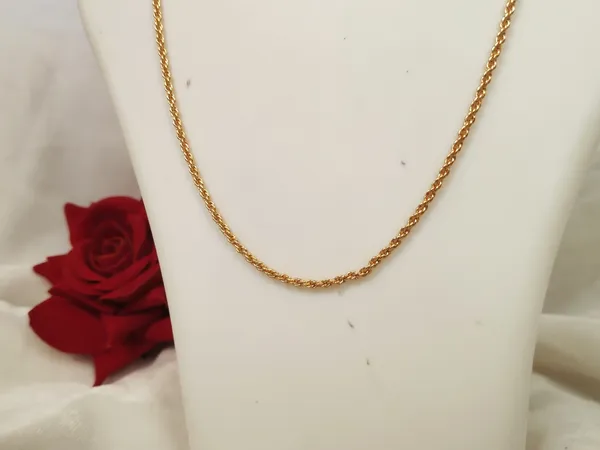 1_Gram_Gold-Plated_Chain_23_Inch_For_Women